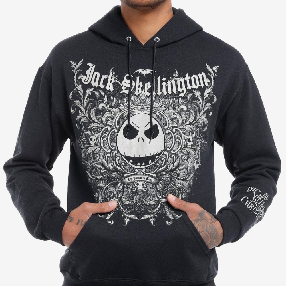 Disney Nightmare Before Christmas Jack Skellington Unisex Hoodie
